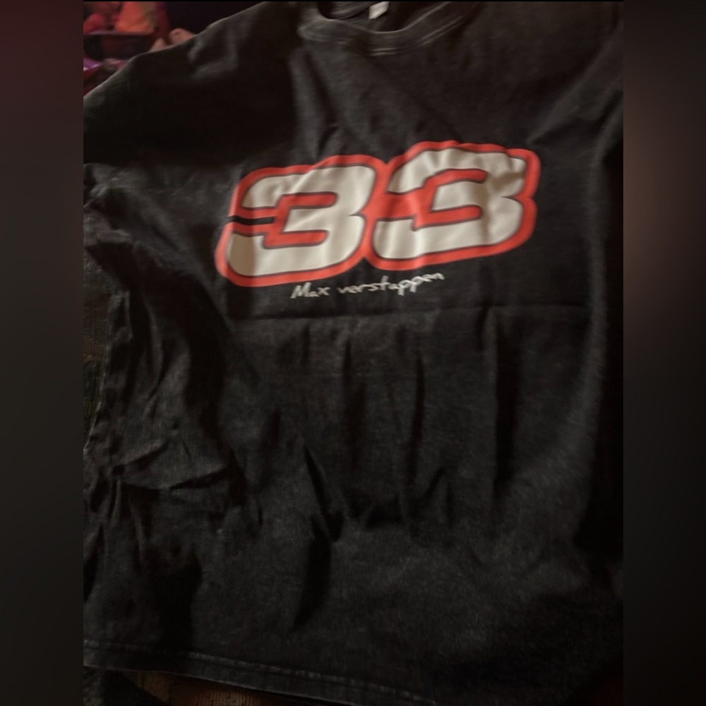 Max Verstappen Black Graphic T-Shirt